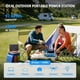 thumbnail image 2 of Generador de energía solar Powkey 97Wh con panel solar de 30W, 2 of 9