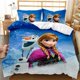 thumbnail image 1 of Frozen Collection Bed Quilt Cover Set 3-Piece Bedding Set (1 Duvet Cover + 2 Pillow Shams), 1 of 5