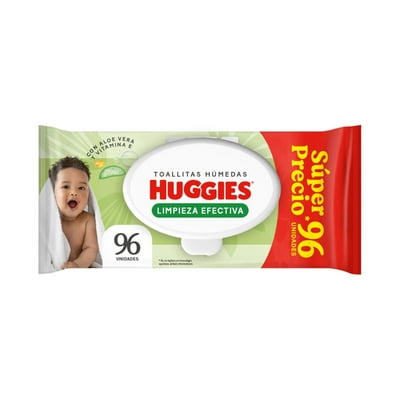 Toallitas Húmedas Limpieza Efectiva 96 Un Huggies