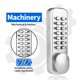 thumbnail image 2 of Cerradura de puerta MUTEX MX250 sin llave, cromo satinado, 2 of 7