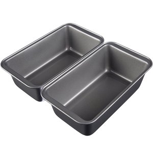 Entasser - 2 Moldes Antiadherentes Para Hornear Pan Tostado, Molde Para Bizcocho, Caja Rectangular Para Tostadas, Bandeja Especial Para Hornear En Horno