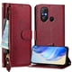 thumbnail image 1 of FOXDOCK Funda Tipo Cartera para Realme 14 Pro 5G Cuero PU con Cremallera y Correa de Muñeca, Ranuras para Tarjetas, Soporte Plegable, Cierre Magnético, 1 of 5
