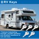thumbnail image 2 of Llave CH509 Llaves de Repuesto para RV Campers Armarios Cerraduras de Empuje, 2 of 7
