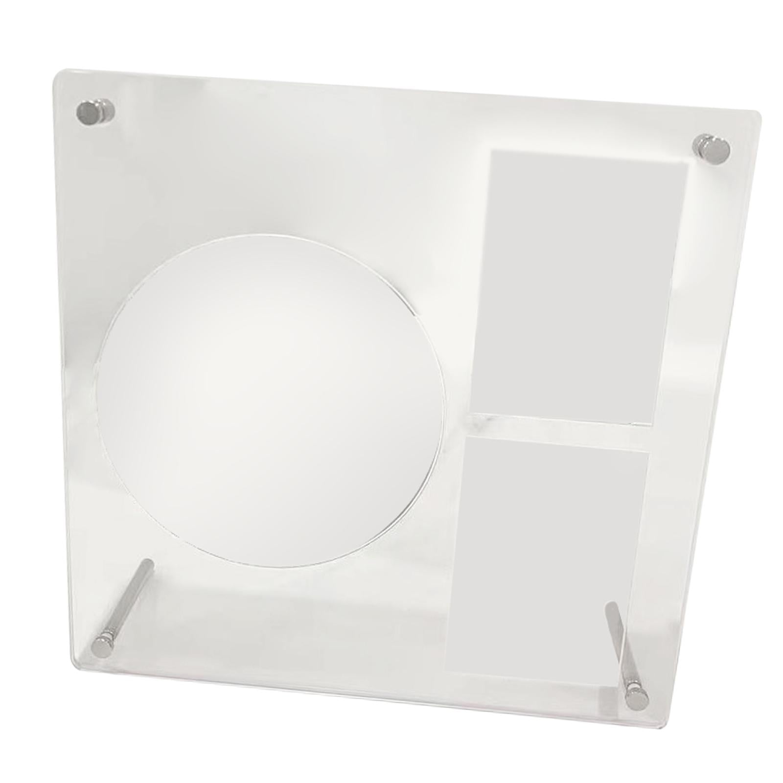 Magideal - Marco De Fotos De Acrílico Disco De Cd Soporte De Tarjeta Fotográfica Soporte De Exhibición De Cd / Tarjeta Fotográfica Soporte De Exhibición De Marco