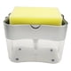 thumbnail image 5 of Dispensador De Bomba De Jabón Para Lavar Platos Y Soporte De Esponja Caja De Jabón Práctica 13 Onzas De Plata, 5 of 5