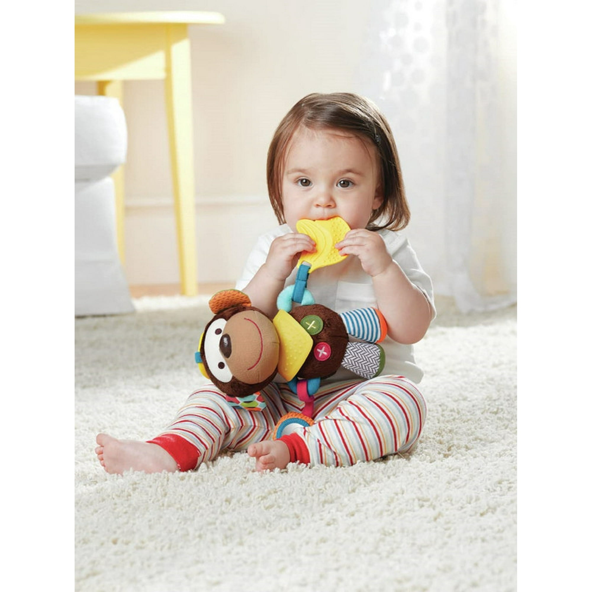 Genérico - Mordedor Peluche Sensorial Estimulacion Colgante Bebes Lau