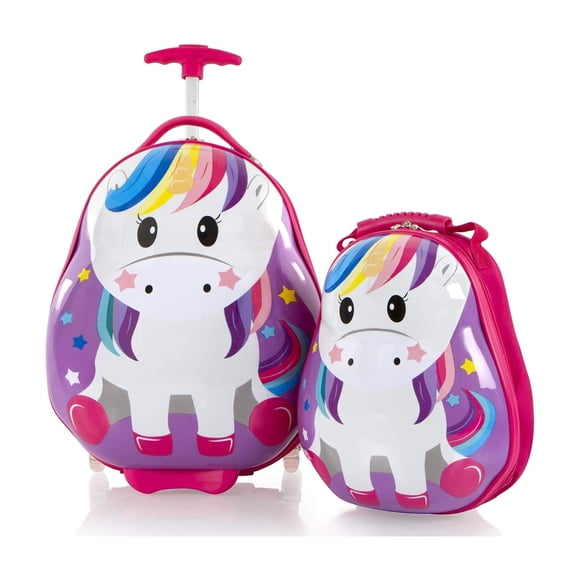 Set de equipaje y mochila para niños Heys Travel Tots Unicornio 2 piezas
