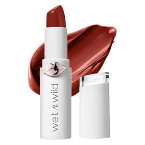 Wet N Wild - Lápiz Labial Enloquecido Mega Last High-Shine Crimson Crimson Crime