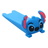 Genérico - Tope Puerta Goma Alta Resistencia Diseño Stitch Azul Marino