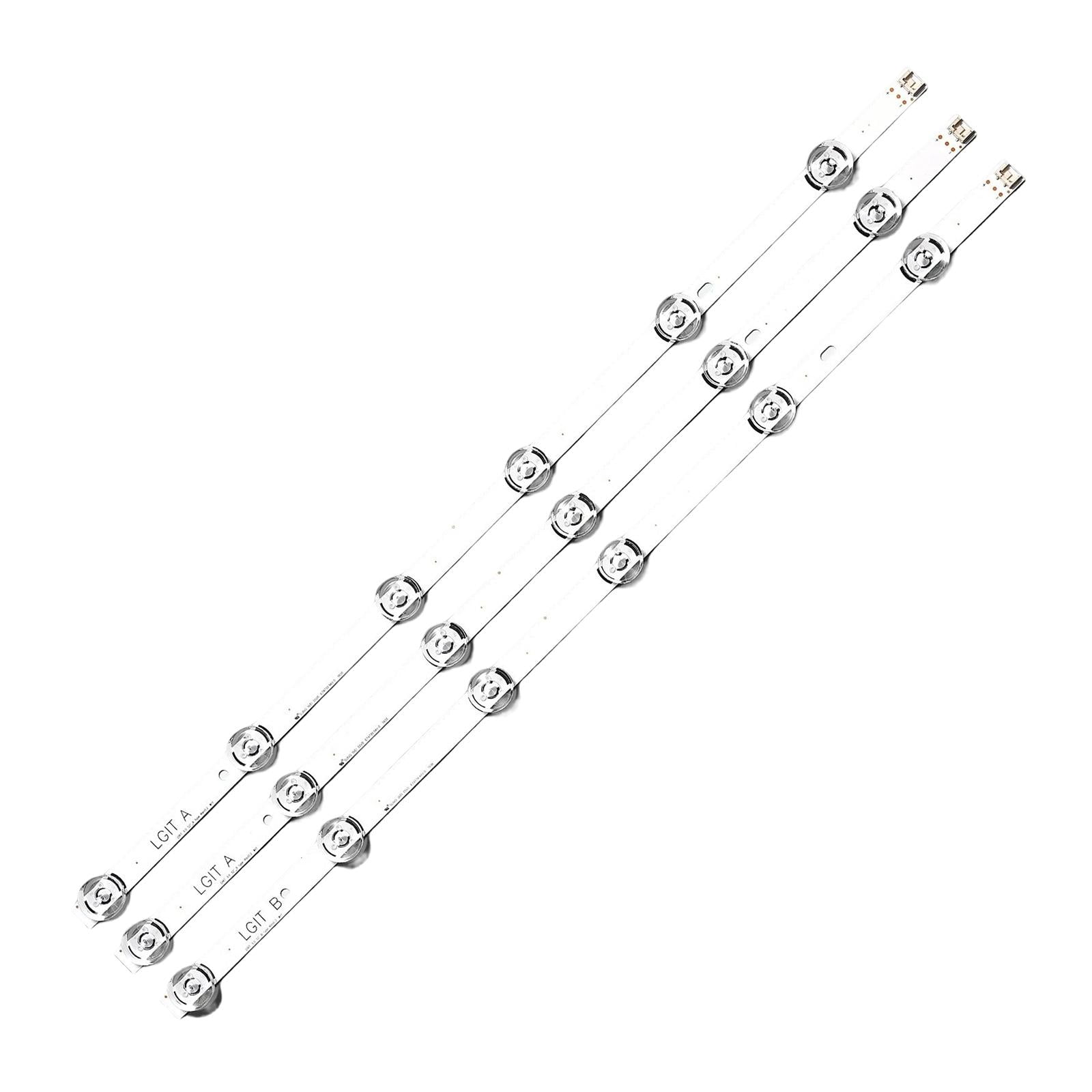 Ioensy - 3 Tiras De Luces Led, Accesorios De Tv, Repuestos De Televisión Para Lg32