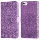 thumbnail image 5 of Funda tipo cartera FOXDOCK para iPhone 6 Plus , diseño girasol en relieve, cuero PU, cierre magnético, soporte y tarjetero, 5 of 5