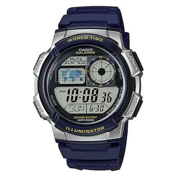 Casio AE-1000W-2AV DH220– Precisión Global y Estilo Deportivo