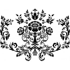 Rienda Libre Graphics - Decomural Thistle Flower Headboard Ws-18212