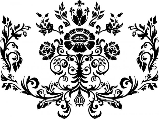 Rienda Libre Graphics - Decomural Thistle Flower Headboard Ws-18212