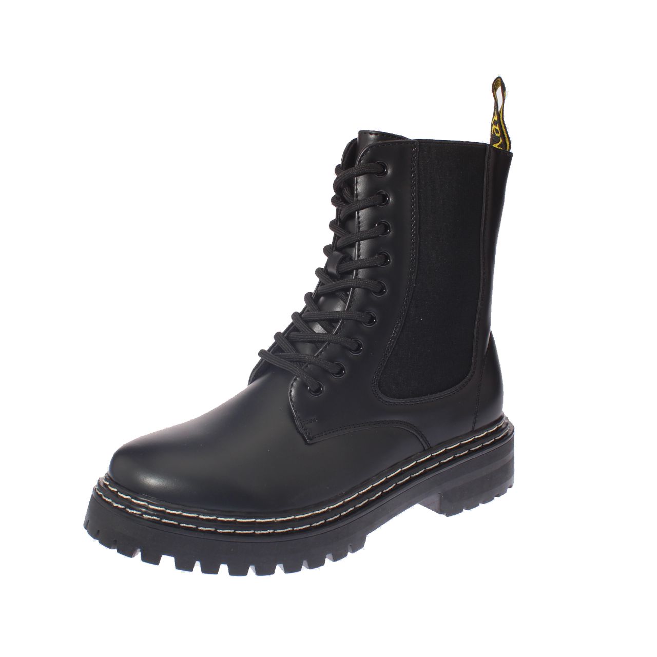 Botín Army Negro Vía Franca