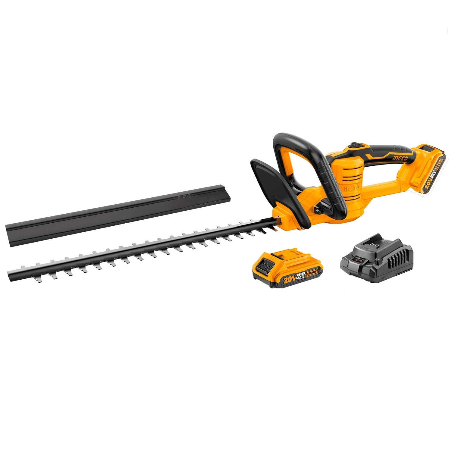 Cortasetos Inalambrico Ingco + Bateria 2ah Y Cargador Rapido 20v