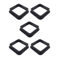Magideal - 5 Piezas Molde De Pastel Perforado Herramientas Para Hornear Diy Molde Utensilios Para Hornear Anillos De Pastelería Anillos De Mousse De Magdalena An E
