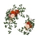 thumbnail image 3 of 2 piezas Boda Arch Flowers Arch Floral Arrance con vegetación de hojas de vegetación Decoración de flores de rosa artificial para la puerta delantera Oro, 3 of 5