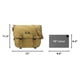 thumbnail image 3 of Bolsa Mensajera SMONT 30 × 15 × 29 cm Lona Estilo Segunda Guerra Mundial, 3 of 9