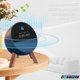 thumbnail image 2 of Soporte de madera para despertador inteligente Echo Spot (2024), color nogal, 2 of 7
