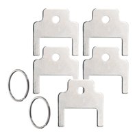 Ioensy - 5X Dispensador De Llaves Rollo De Toalla Dispensadores Accesorios Llavero Anillos Para Clark