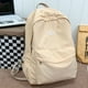 thumbnail image 1 of 2023 New Nylon Backpacks for Student Solid Color School Bag Teenagers Large Capacity Travel Rucksack High Quality Canvas Bookbag, 1 of 3