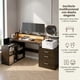 thumbnail image 2 of Escritorio Homeoffice Estacion Del Trabajo Con Luz Y Enchufe Color Marrón, 2 of 8