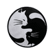 thumbnail image 2 of Cuadro Decorativo Gatos Yin Yang 2 Capas Mdf Negro 39x39cm, 2 of 2