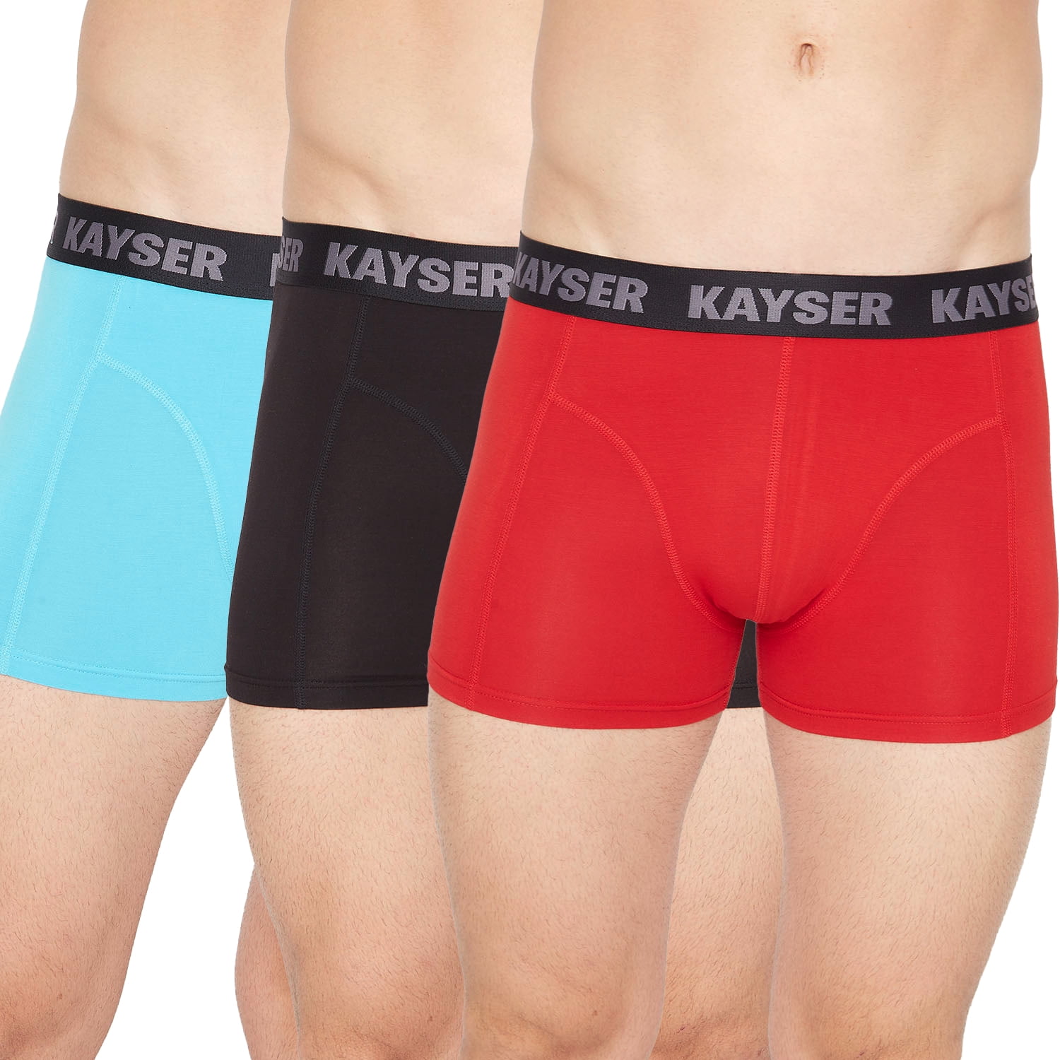 Pack 3x Boxer P393.34-roj Kayser
