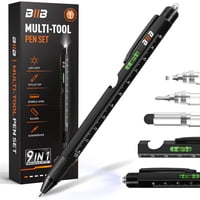 Bolígrafo Multiherramienta Biib 9 En 1 Para Hombre Con Linterna Led Y Lápiz Capacitivo