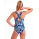 thumbnail image 2 of Traje de baño de niña vuelos estampado azul Talla 8, 2 of 5