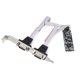 thumbnail image 1 of Tarjeta controladora IO CREST de 2 puertos RS-232 DB9 Serial M.2 B+M, 1 of 5