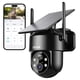 thumbnail image 1 of Cámara de seguridad LITYMOL 2K WiFi 2.4G solar para exterior con vista de 360°, 1 of 9