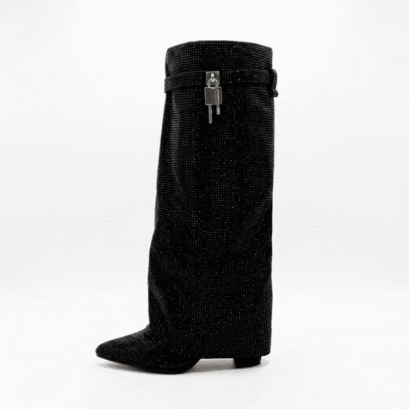 Bota Mujer Glam Con Brillos PG5306