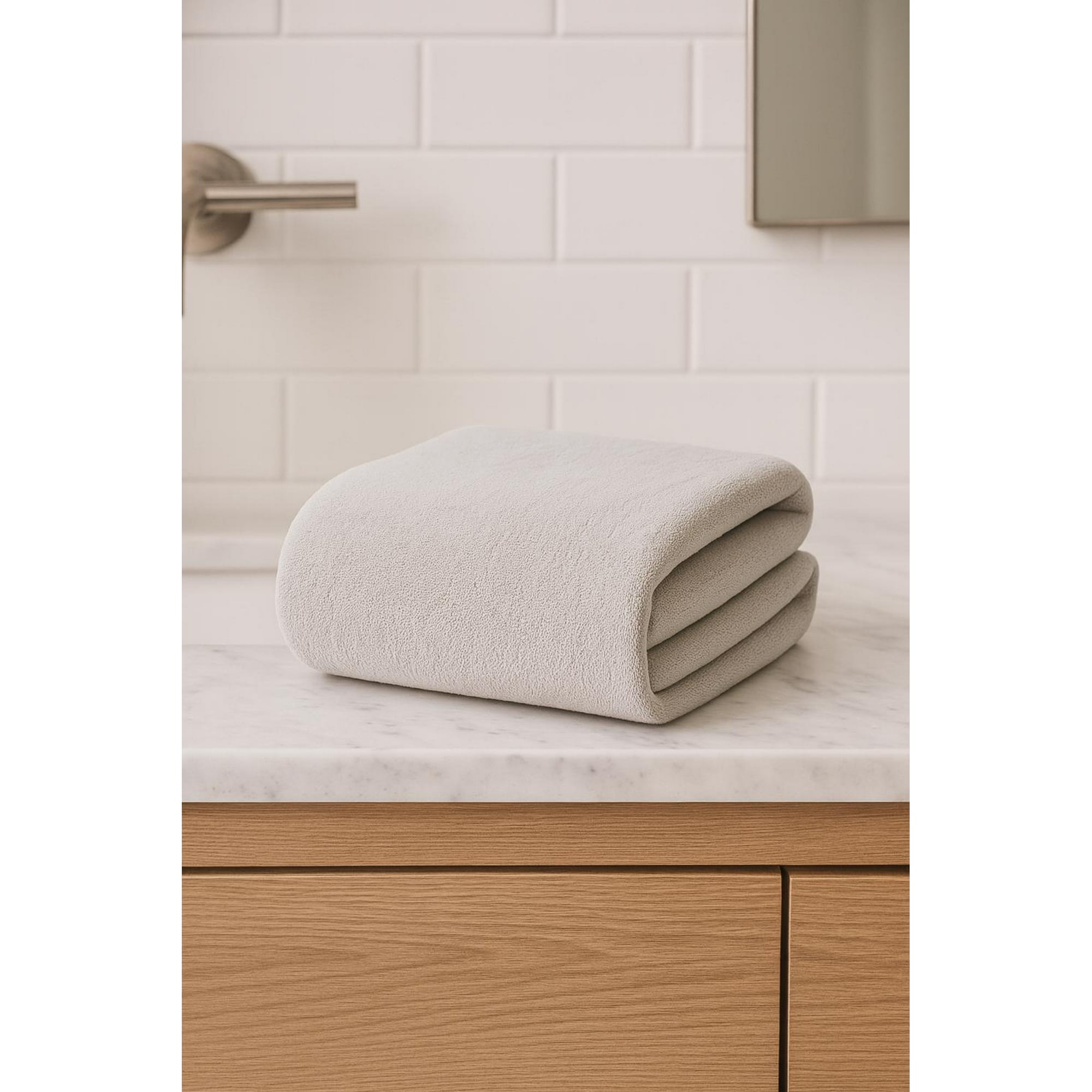 Cosas Casa - Toalla De Microfibra 100x140 Gris 100x140