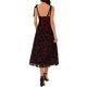 thumbnail image 3 of INSPIRE CHIC Vestido sin mangas para mujer de malla floral con tirantes finos estilo gótico vintage para cóctel en línea A L Negro, 3 of 6