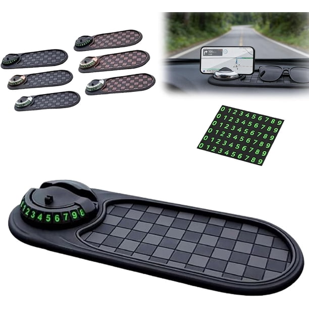 Alfombrilla antideslizante coche multifunción base universal móvil gafas llaves