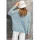 thumbnail image 3 of Top de Punto Holgado Teñido con Estampado de Leopardo, 3 of 5