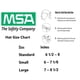 thumbnail image 3 of Casco de seguridad MSA Skullgard estilo gorra con trinquete oscilante, color canela, 3 of 8