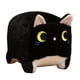 thumbnail image 3 of Cojín De Juguete De Peluche De Gato, Juguete De Gato De Peluche Lindo Para Niños Y Niñas, Regalo De Vacaciones Negro, 3 of 3