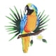 thumbnail image 3 of Parrot Metal Wall Art Decors Jardín Esculturas Colgantes Multicolor 26cmx28cm, 3 of 5