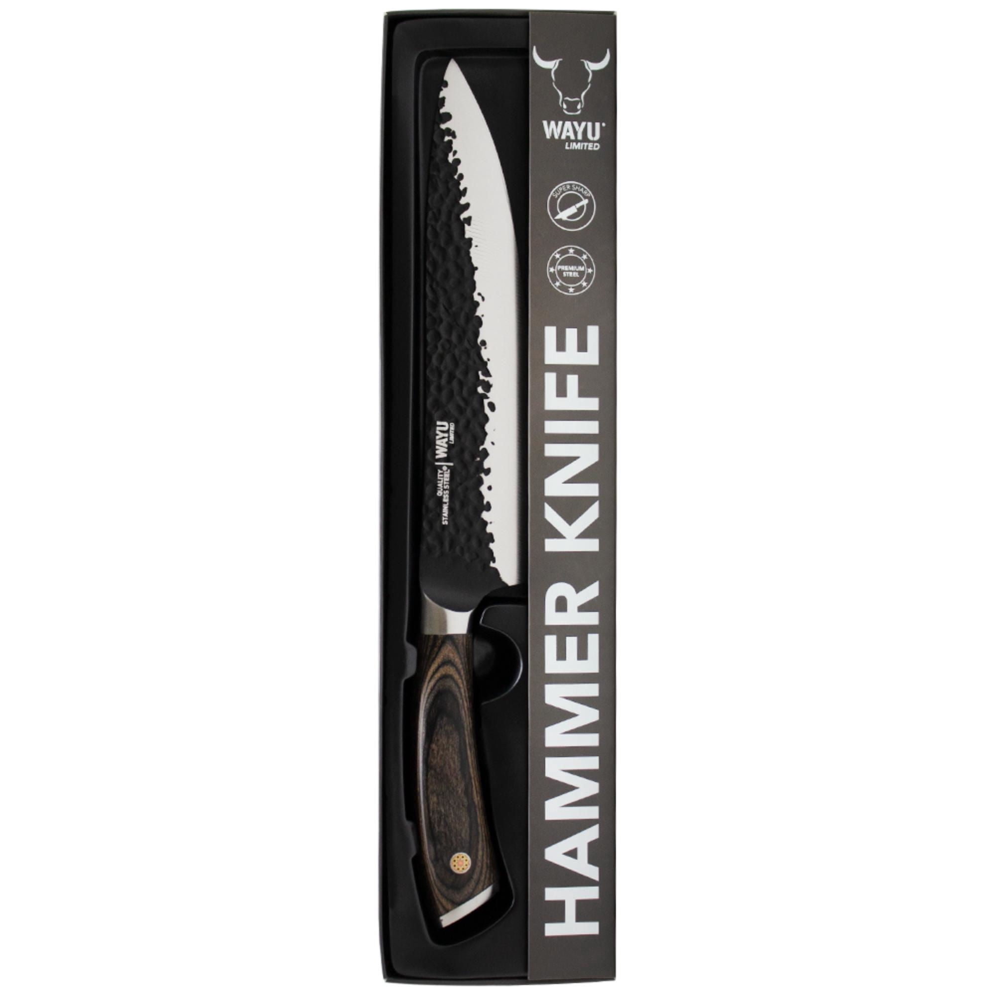 Cuchillo Hammer L 1 Pieza Acero Inoxidable - Madera Negro