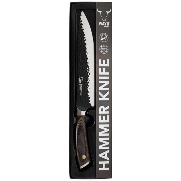 Cuchillo Hammer L 1 Pieza Acero Inoxidable - Madera Negro