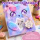 thumbnail image 5 of Cuaderno de Dibujo VOTUM Princesa Gato 25 × 30 cm con Encanto de Peluche, 5 of 9