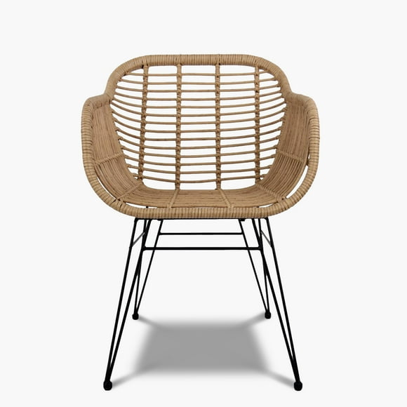 Silla Comedor con Brazo Terraza Ratan Creta