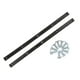 thumbnail image 1 of 1 Par de Rieles para Monopatín Longboard, Protección con 1 Tornillos de Montaje, Accesorios para Monopatín de Surf Al Negro, 1 of 5