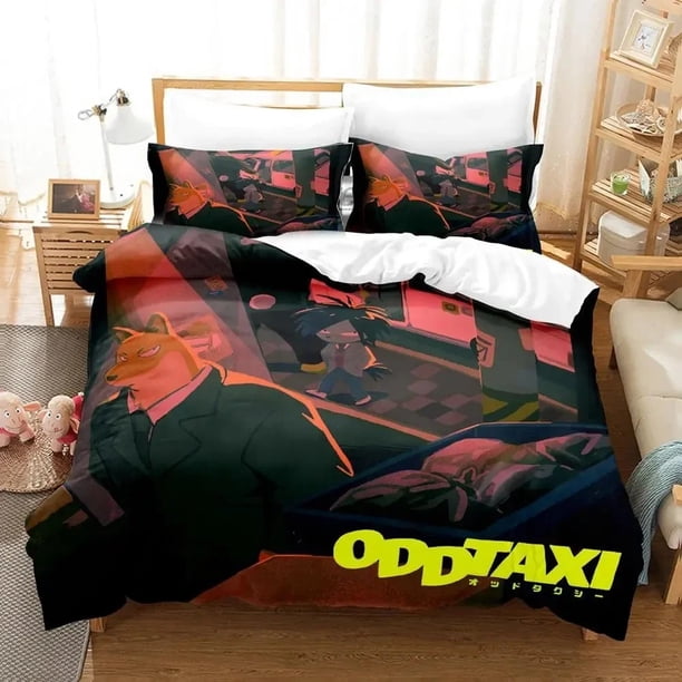 Odd Taxi Bedding Set Duvet Cover Bed Set Quilt Cover Pillowcase Comforter Boys Adult Home Textile