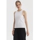 thumbnail image 2 of Polera Peto Mujer Básico Liso Rib Blanco, 2 of 4