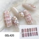 thumbnail image 1 of 14pcs Y2K 3D Nail Strips Fashion Nail Strips Full Wraps Glossy Nail Polish Sticker Self Adhesive Nail Art Decal Strip For Women Nail Art DIY, 1 of 3