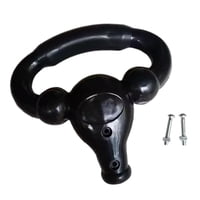 Magideal - Barra De Reposabrazos Con Mango De Empuje Para Triciclos, Con Tornillos, Ajuste Portátil Práctico, Tubos De Mango De 0,87 Pulgadas De Diámetro, Mango Negro